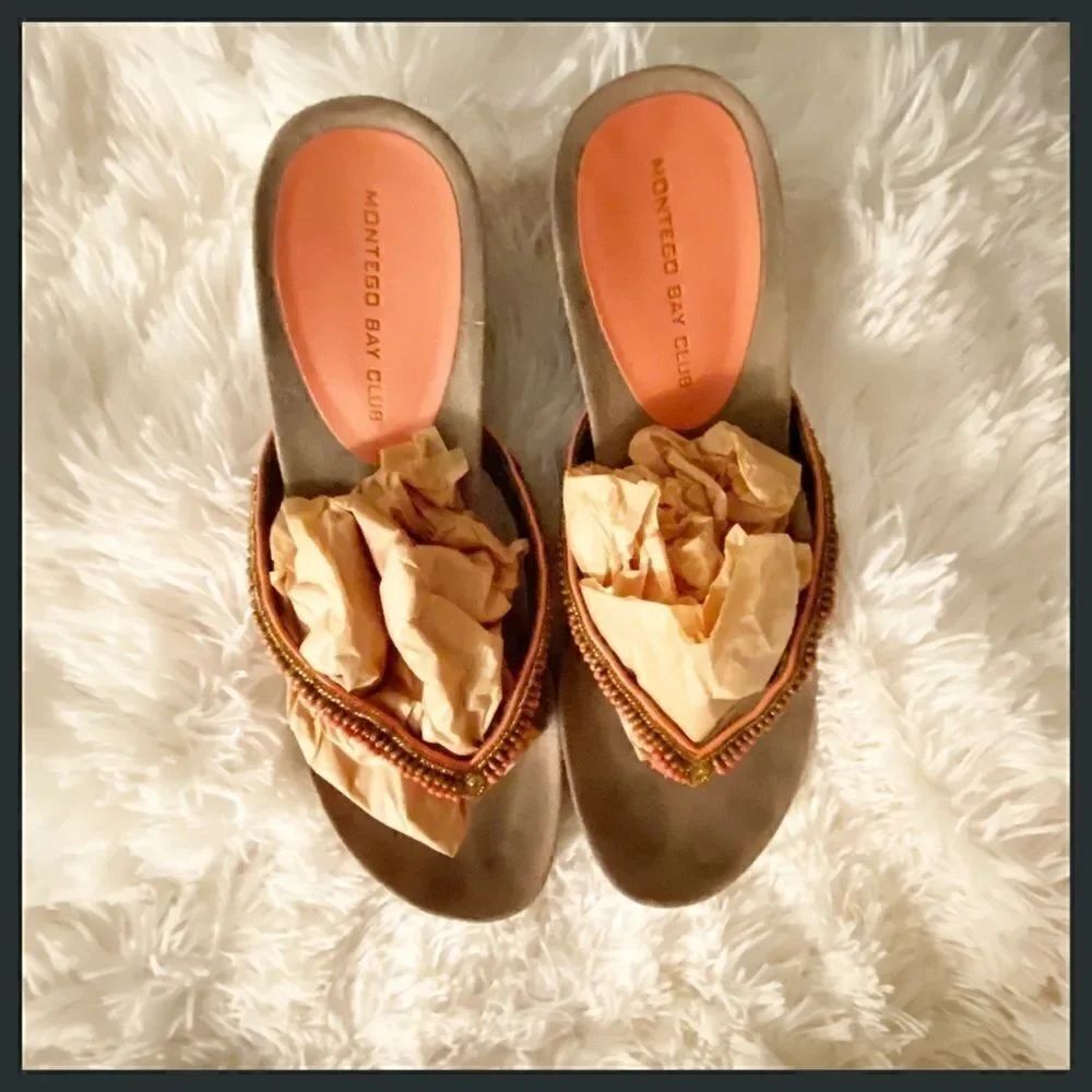 Beaded sandals  
